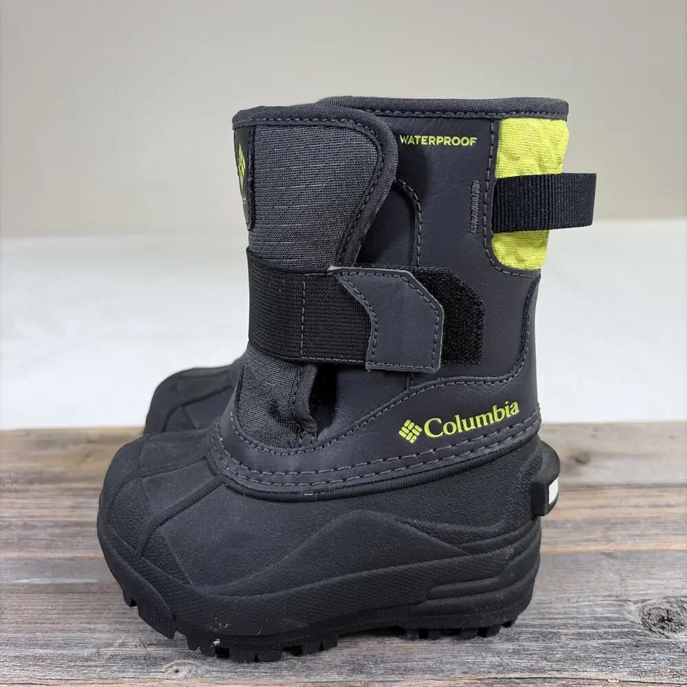 Columbia Bugaboot Celsius Toddler Boots Size 6 Black/Lime Green Bnfts Charity